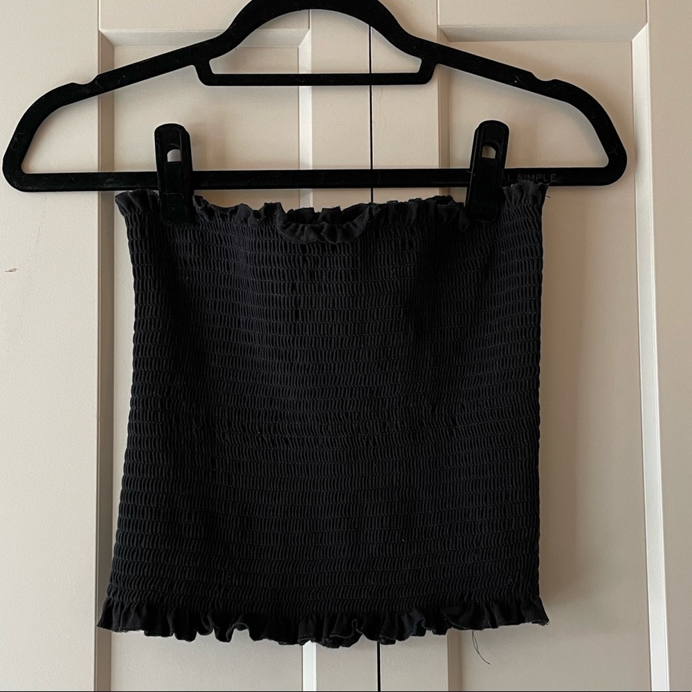 H&M Tube Top Black size S
